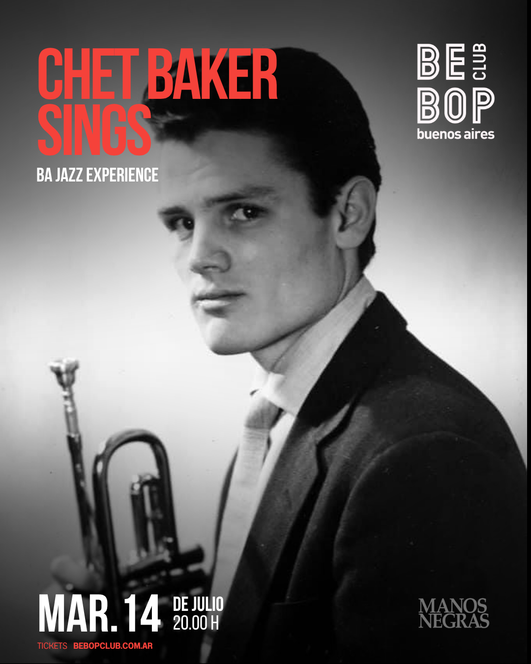 Chet Baker Sings | BA Jazz Experience | 14/07/2026