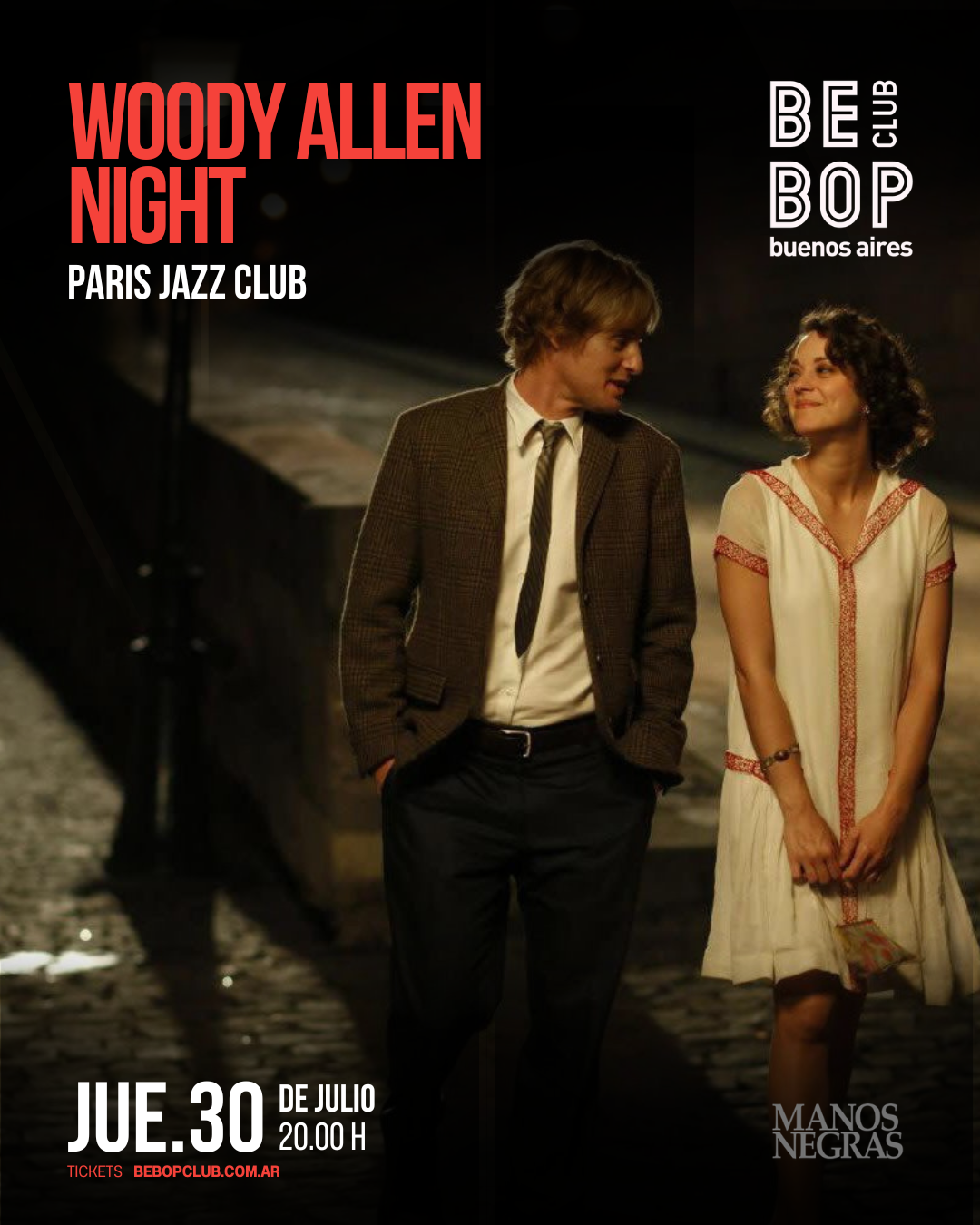 Woody Allen Night | Paris Jazz Club | 08 y 30 de Julio